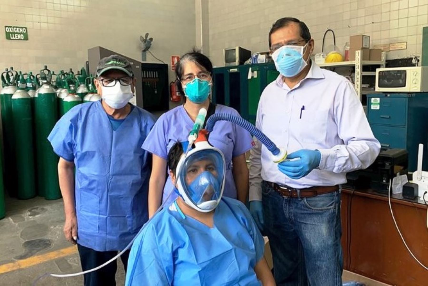 Investigadores peruanos fabrican respiradores a bajo costo