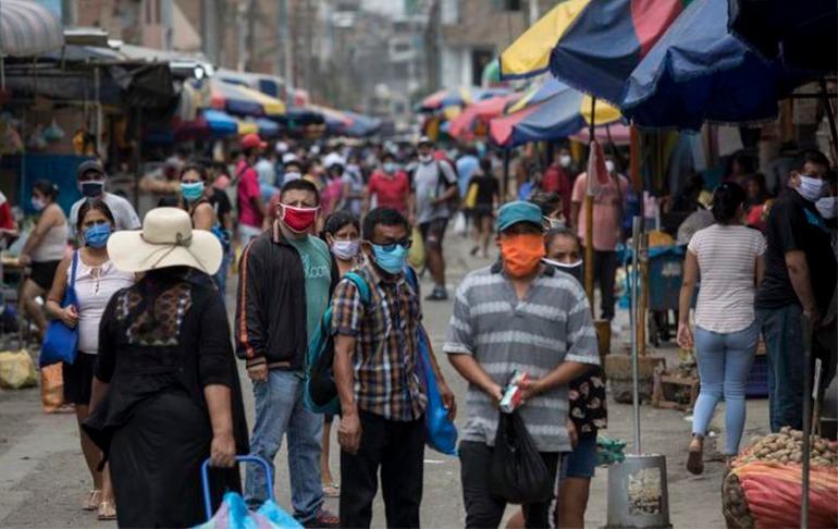 Portada: COVID-19: Perú llegaría a la meseta a fines de junio