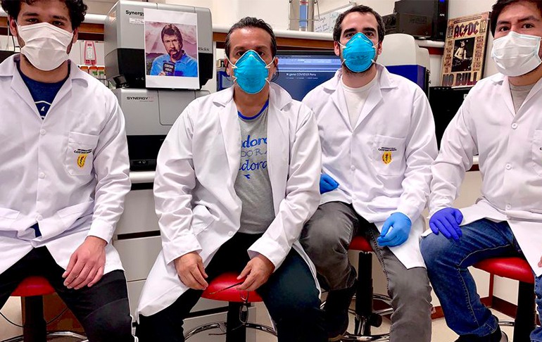 Portada: Científicos peruanos crearon prueba molecular rápida para descartar COVID-19