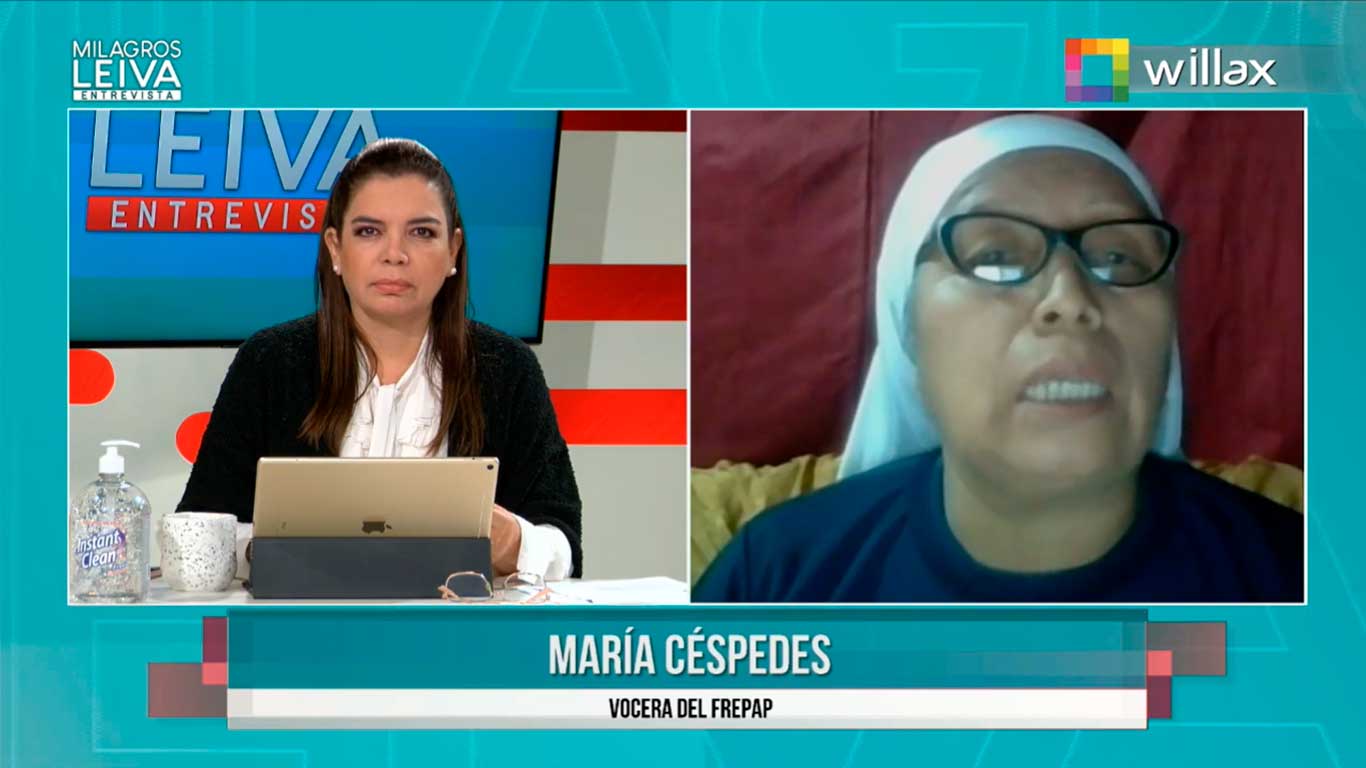 Portada: María Céspedes: "El ministro de Salud debe dar un paso al costado, no da la talla"