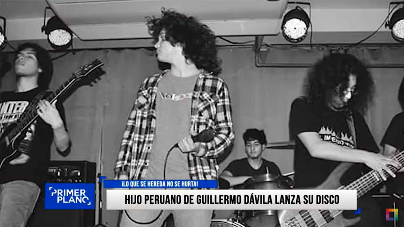Portada: Hijo peruano de Guillermo Dávila lanza disco de grunge y metal