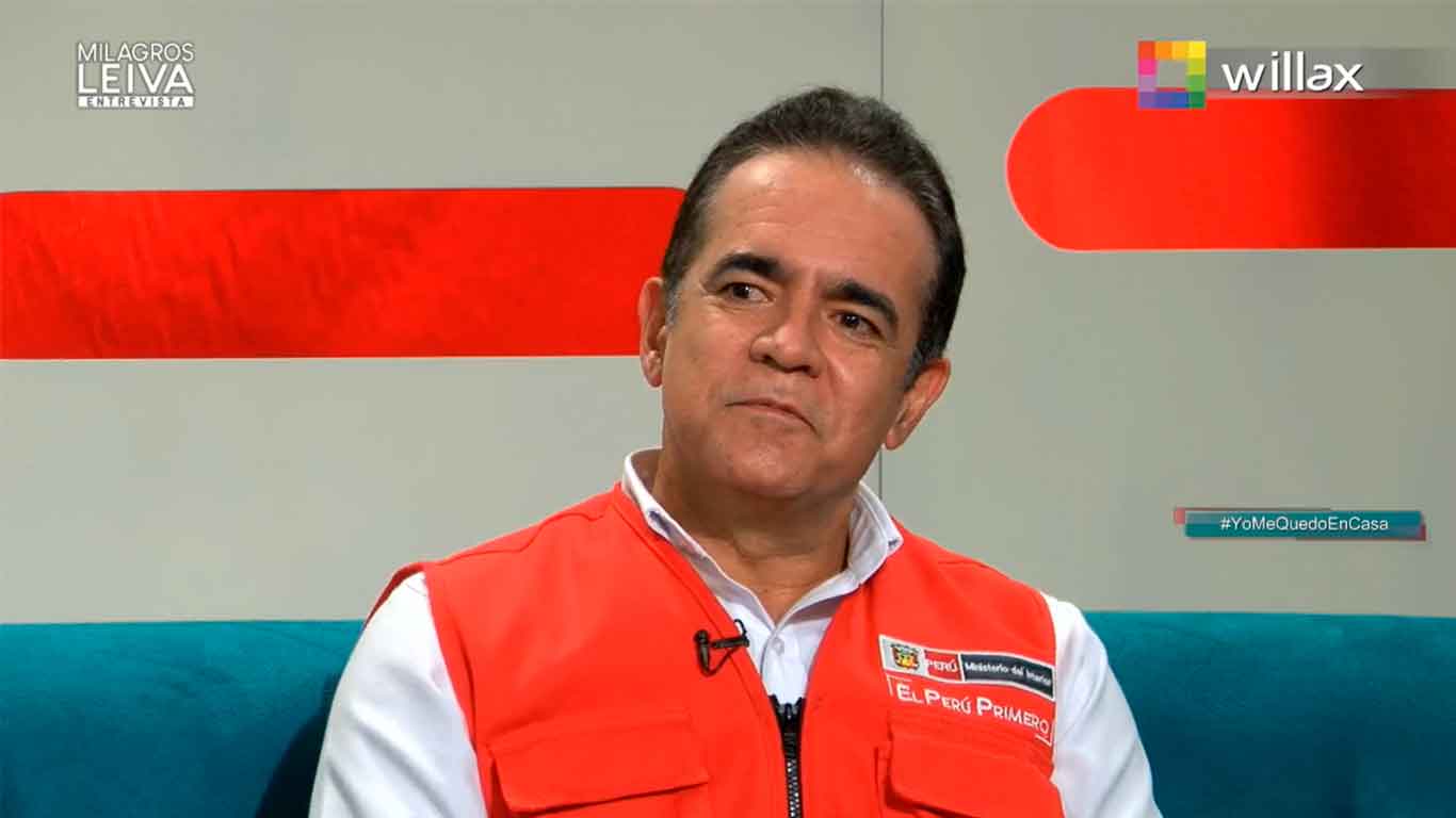 Portada: Ministro Gastón Rodríguez: "Yo no quiero encerrarlos. Eso está asociado a la cuarentena y de eso no estamos hablando"
