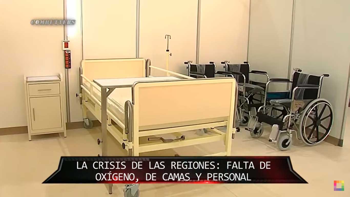 Informe Combutters: La crisis de las regiones, falta de oxígeno, de camas y personal