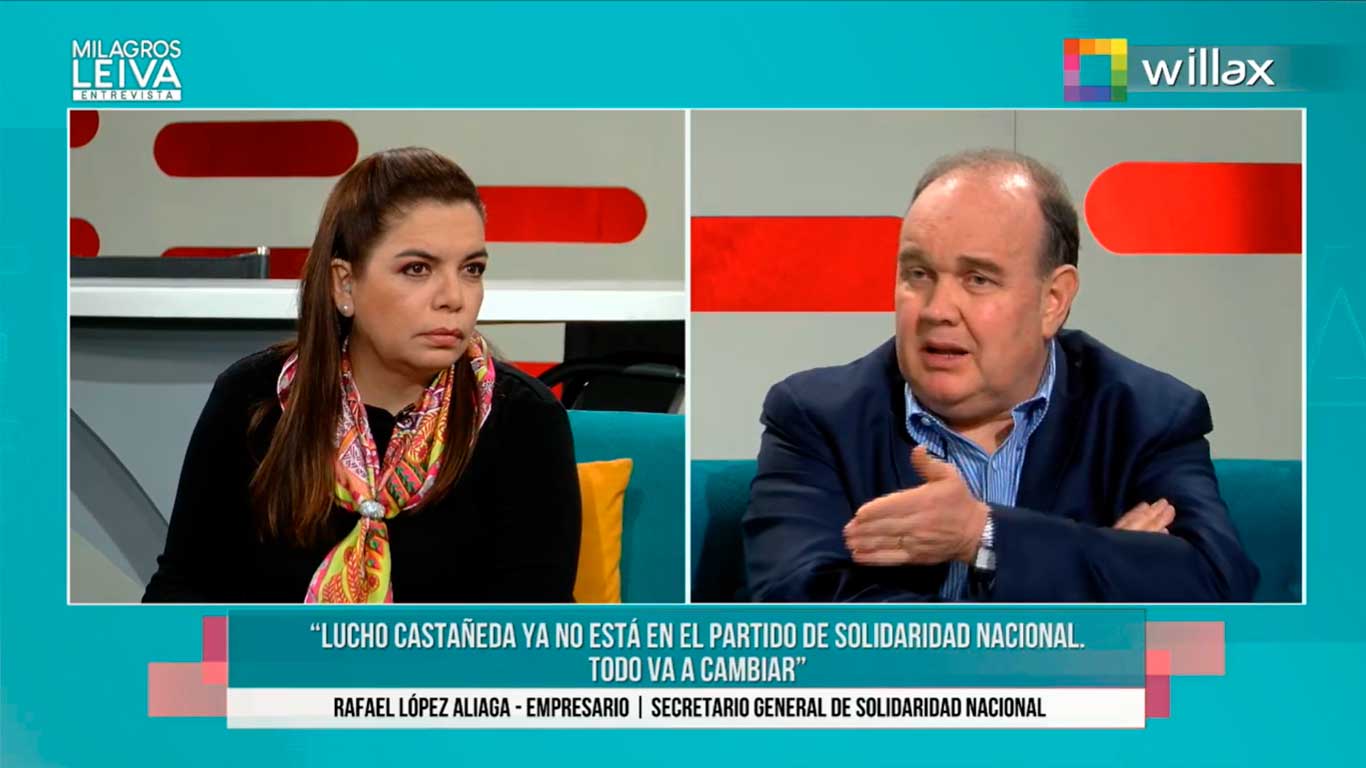 Rafael López Aliaga confirmó que "Solidaridad Nacional" desaparecerá