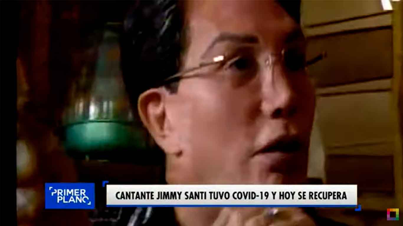 Portada: Cantante Jimmy Santi tuvo Covid-19 y hoy se recupera