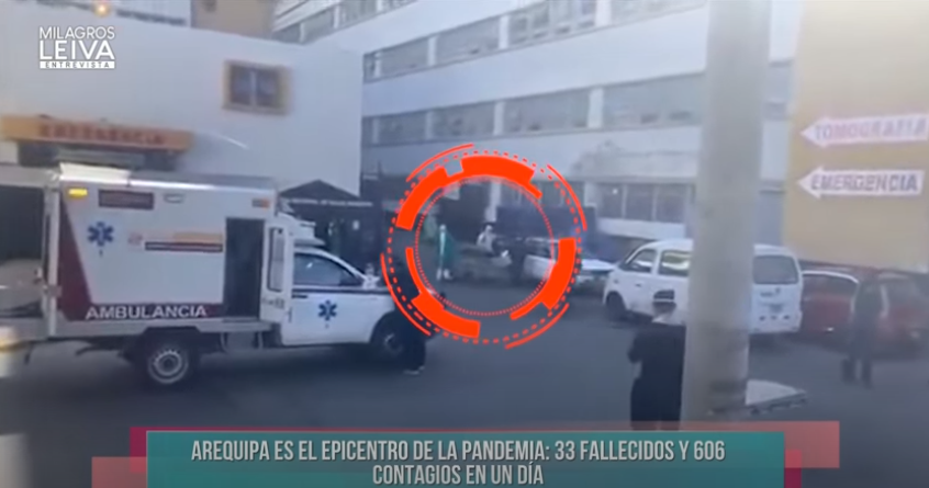 Portada: Informe Milagros Leiva Entrevista: Arequipa epicentro de la pandemia, 33 fallecidos y 606 contagios en un día