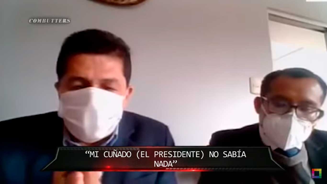 Portada: Informe Combutters: "Mi cuñado (el presidente) no sabía nada"