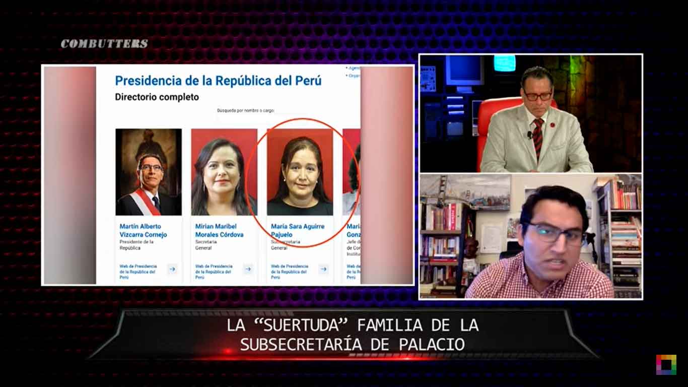 Portada: Entrevista Combutters: La "suertuda" familia de la subsecretaria de Palacio