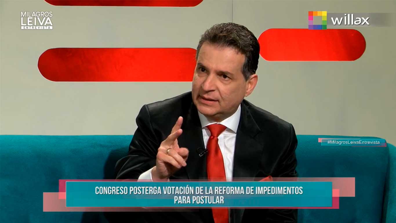 Omar Chehade: "Hemos hecho un muy buen trabajo en la Comisión de Constitución"