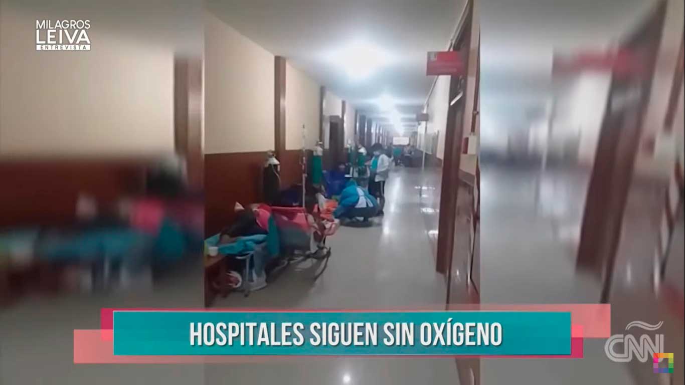 Portada: Informe Milagros Leiva Entrevista: Hospitales y su lucha por el oxígeno