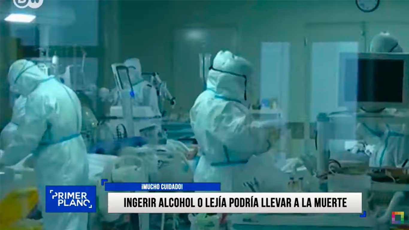 Portada: ¡Alarmante! Personas con Covid-19 consumían lejía pensando así curarse