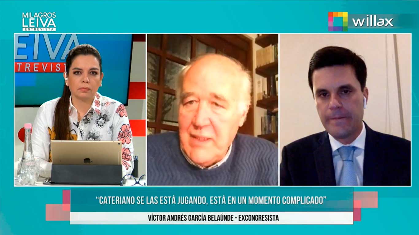 Portada: Víctor Andrés García Belaunde: "Cateriano se las está jugando, está en un momento muy complicado"