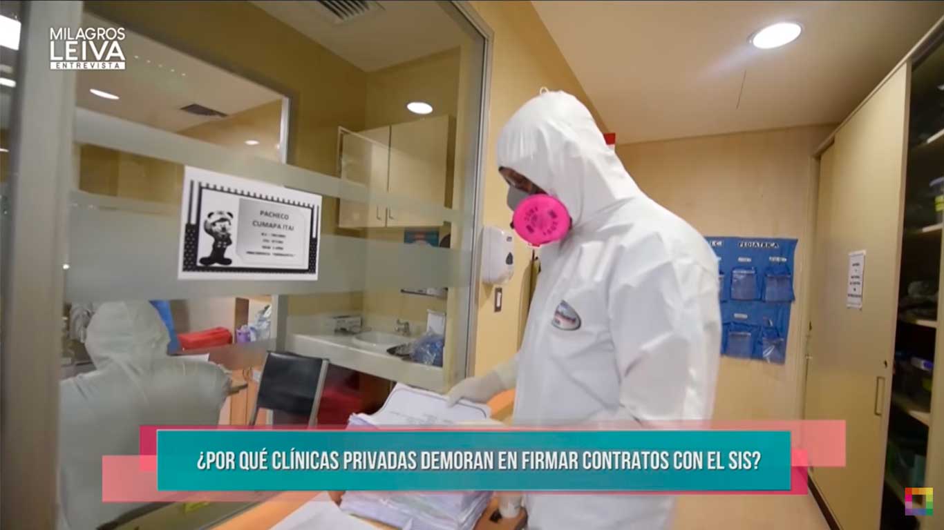 Portada: Informe Milagros Leiva Entrevista: ¿Por qué clínicas privadas demoran en firmar contratos con el SIS?