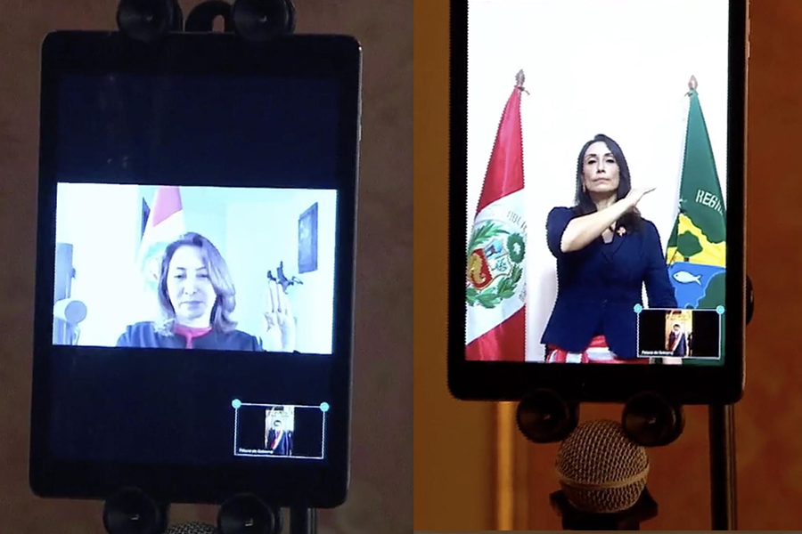 Por primera vez en la historia del Perú, dos ministras juramentaron virtualmente 