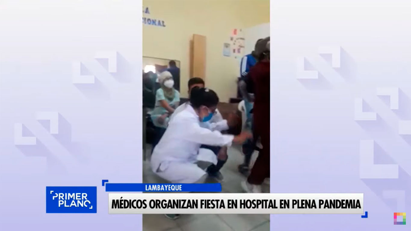 Trabajadores que festejaron en posta médica en Chiclayo podrían ser despedidos