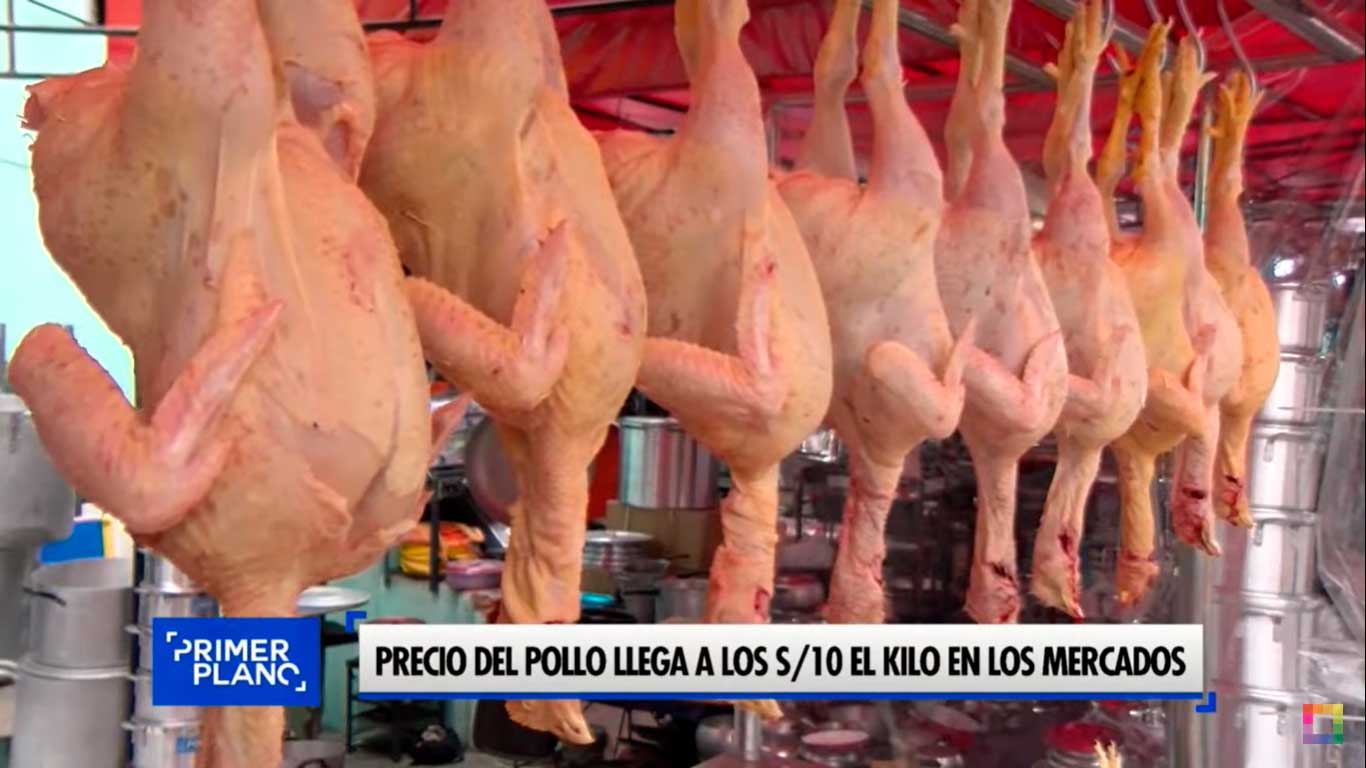 Precio del pollo llega a los S/10 el kilo en los mercados