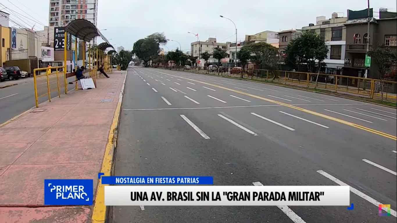 Portada: Una Av. Brasil sin la "gran parada militar"