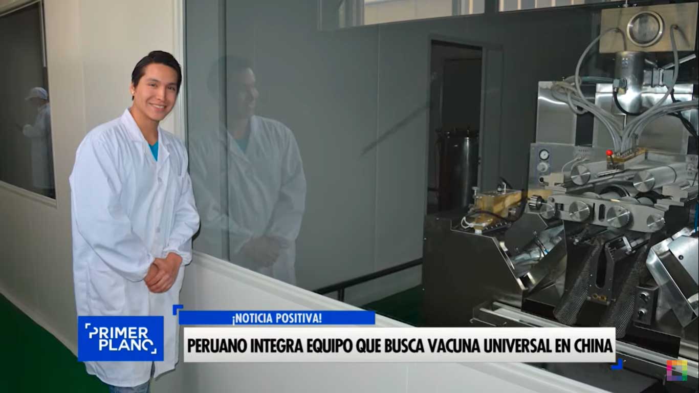 Peruano integra equipo que busca vacuna universal contra el coronavirus en China