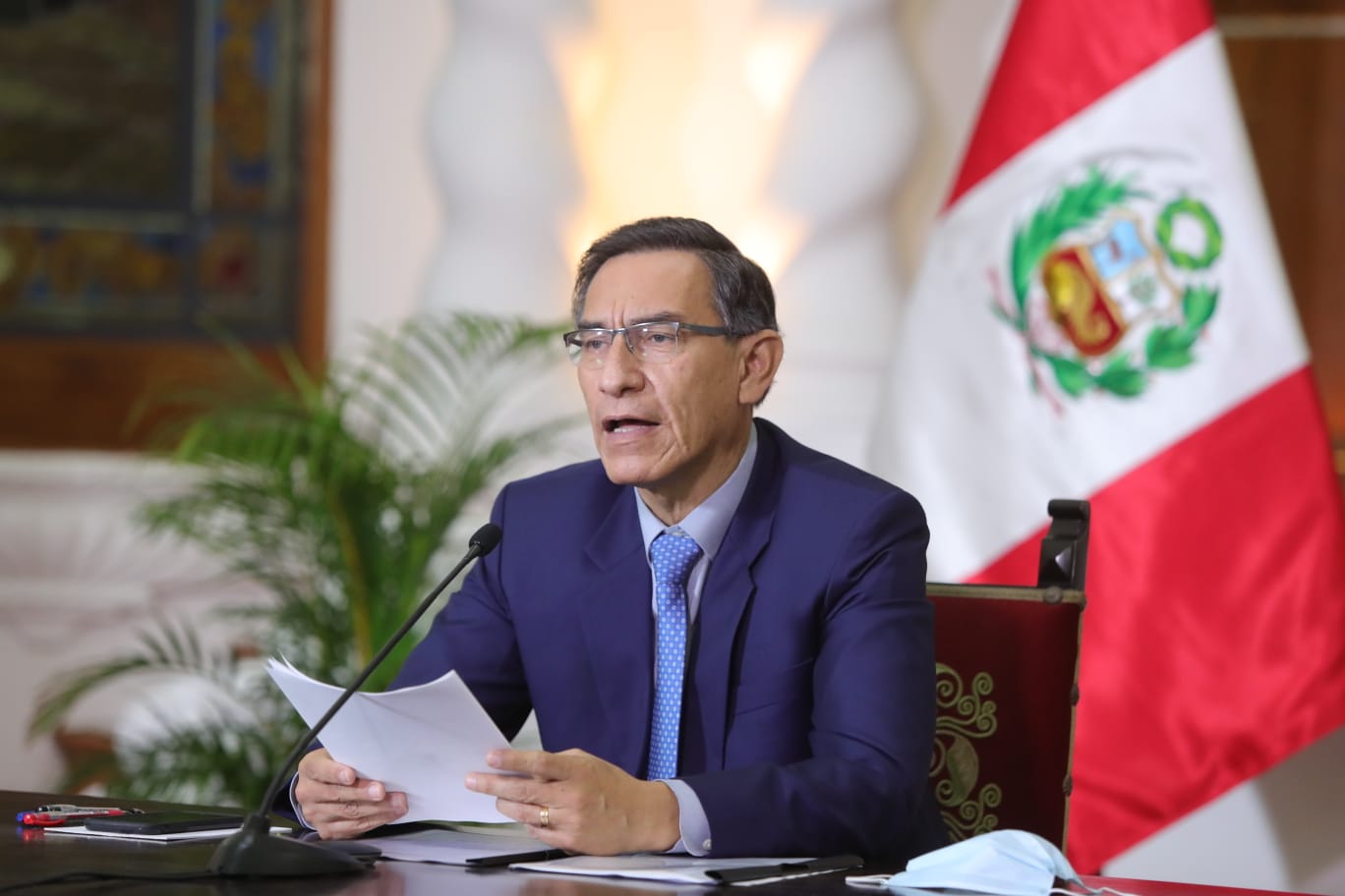 Portada: Martín Vizcarra convoca a elecciones generales para el 11 de abril del 2021