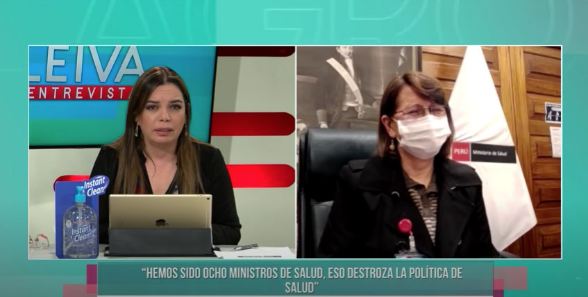 Pilar Mazzetti: "Hemos sido 8 ministros de salud, eso destroza la salud pública"