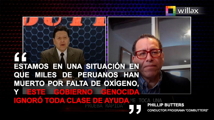 Portada: Phillip Butters: "Este Gobierno genocida ignoró toda clase de ayuda"