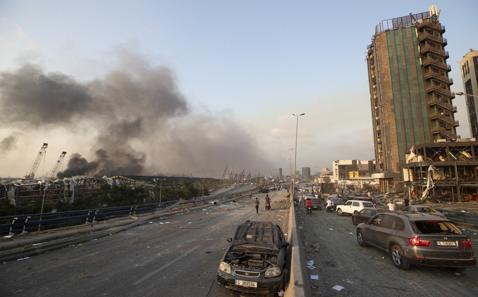 Portada: Líbano: Explosión en Beirut deja varios muertos y cientos de heridos