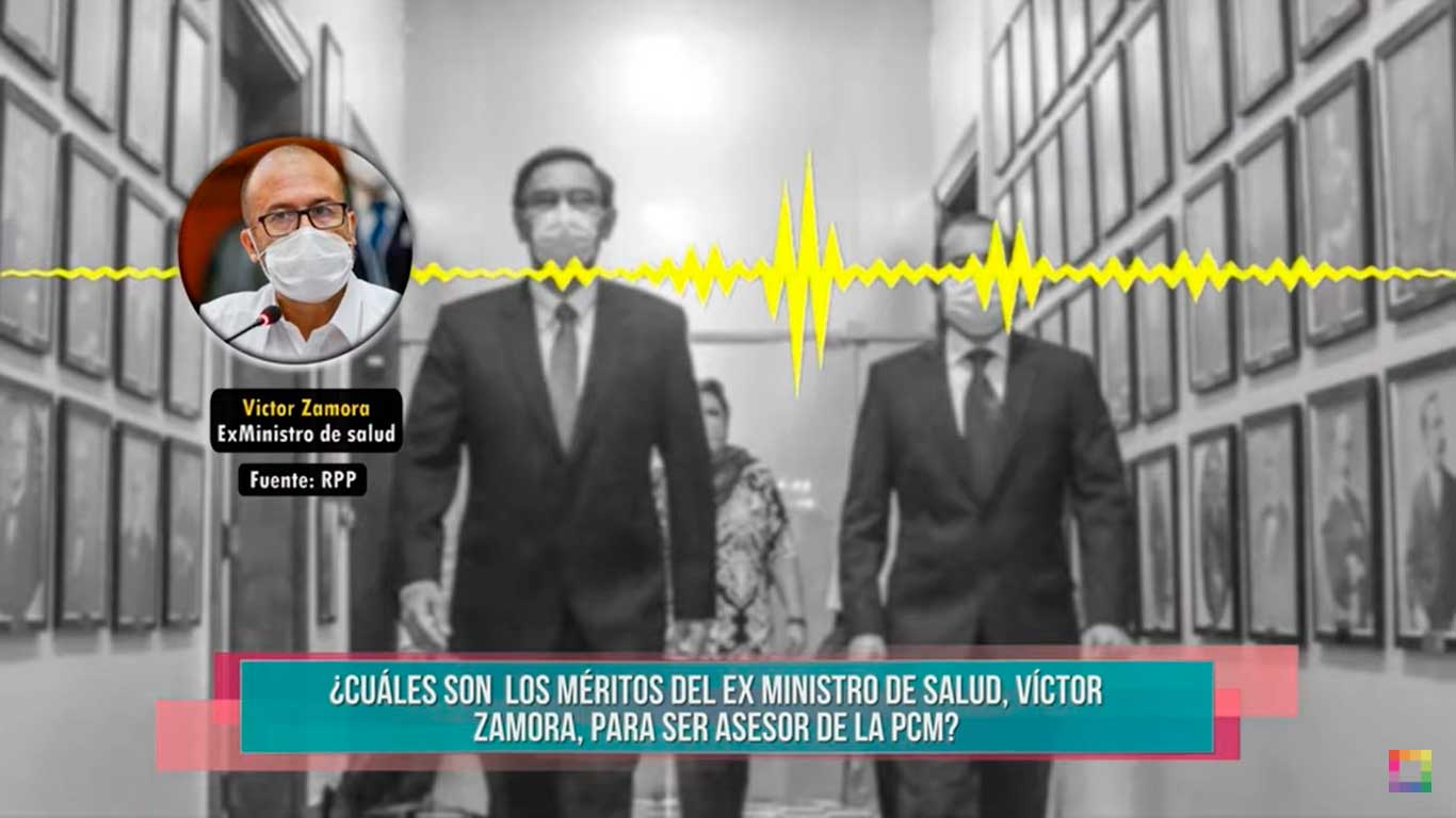 Portada: Informe: ¿Cuáles son los méritos de Víctor Zamora para ser asesor de la PCM?