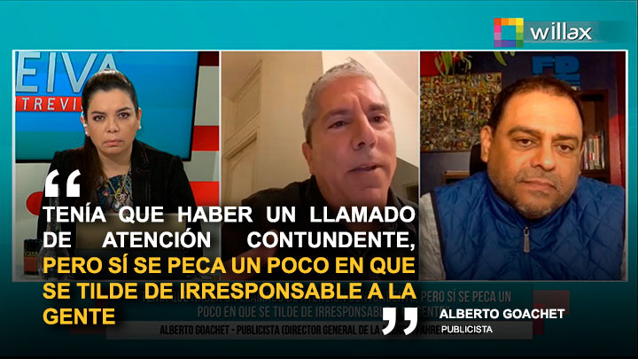 Alberto Goachet: "Se peca en tildar de irresponsable a la gente"