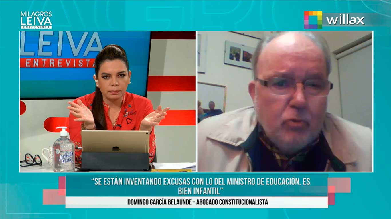 Portada: Domingo García Belaunde: "El Presidente se hace la víctima de lo que él mismo ha provocado"