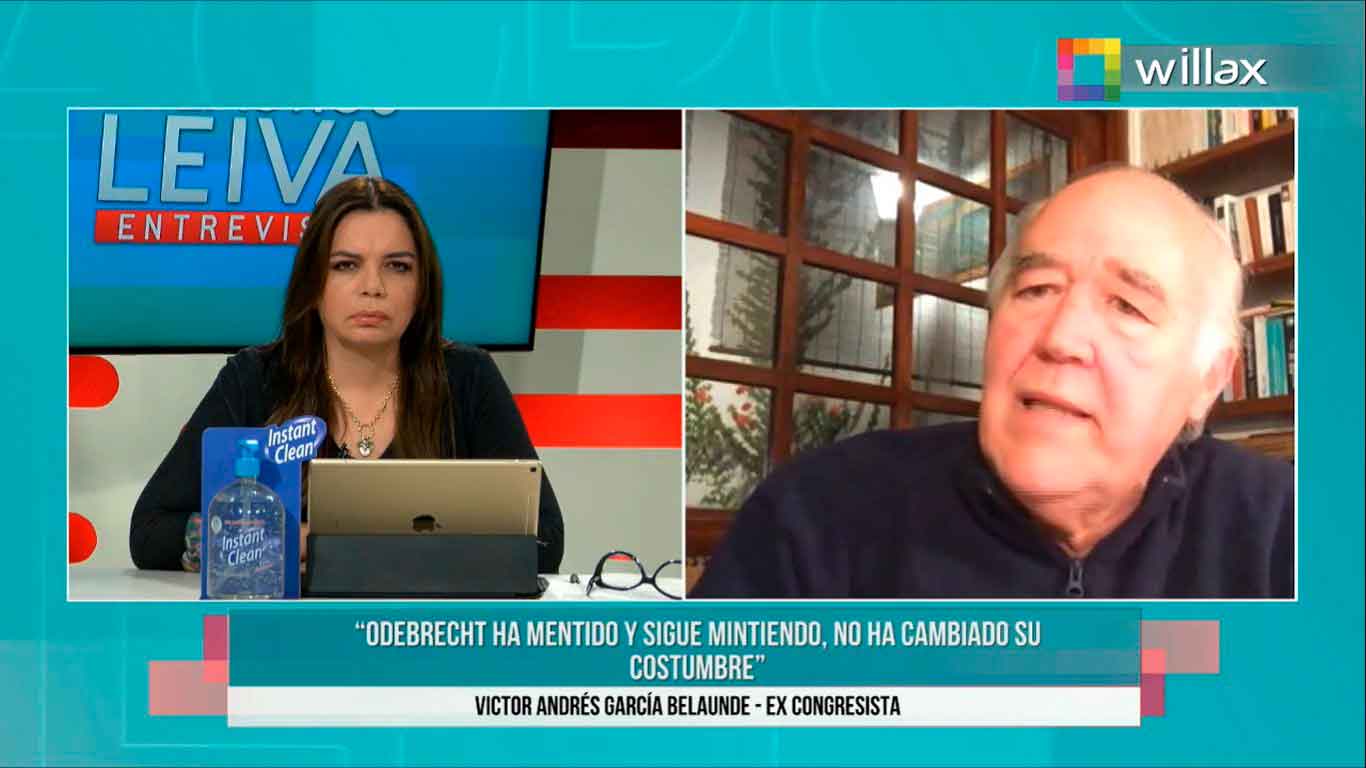 Víctor Andrés García Belaunde: "Yo creo que Odebrecht sigue operando como mafia"