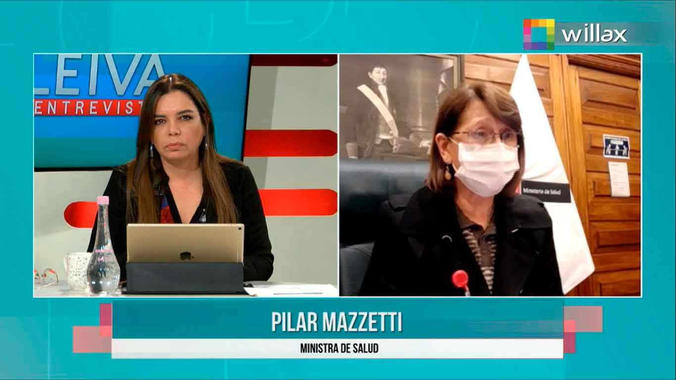 Pilar Mazzetti: Estamos comprando las pruebas moleculares. Poco a poco vamos a virar a estas pruebas.