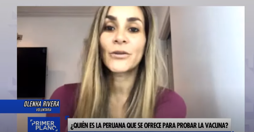 Portada: ¿Quién es la peruana que se ofrece a probar la vacuna?