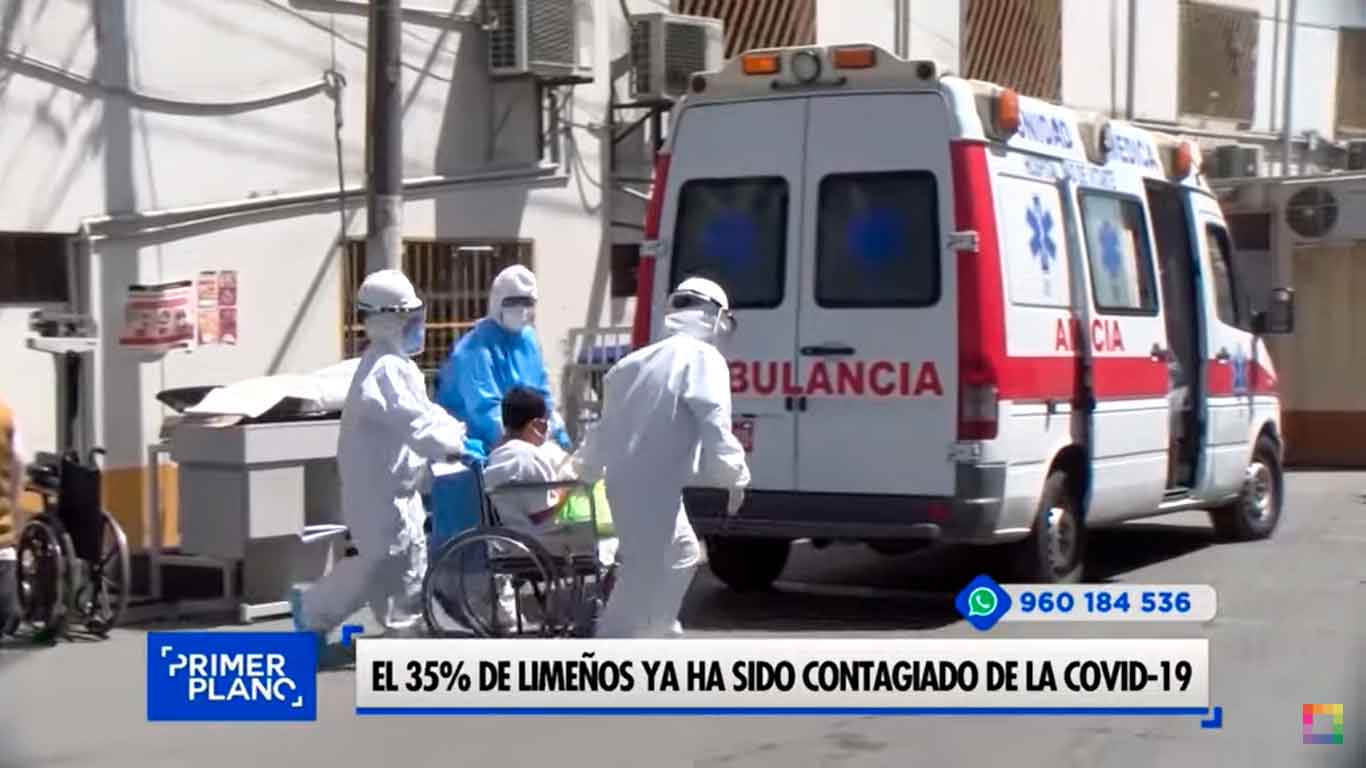 Portada: El 35% de limeños ya ha sido contagiado de la Covid-19