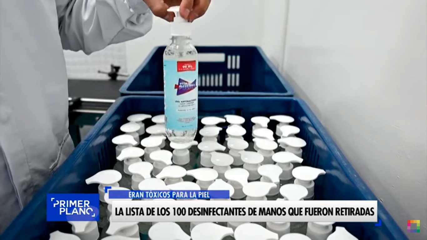 La lista de los 100 desinfectantes de manos que fueron retiradas