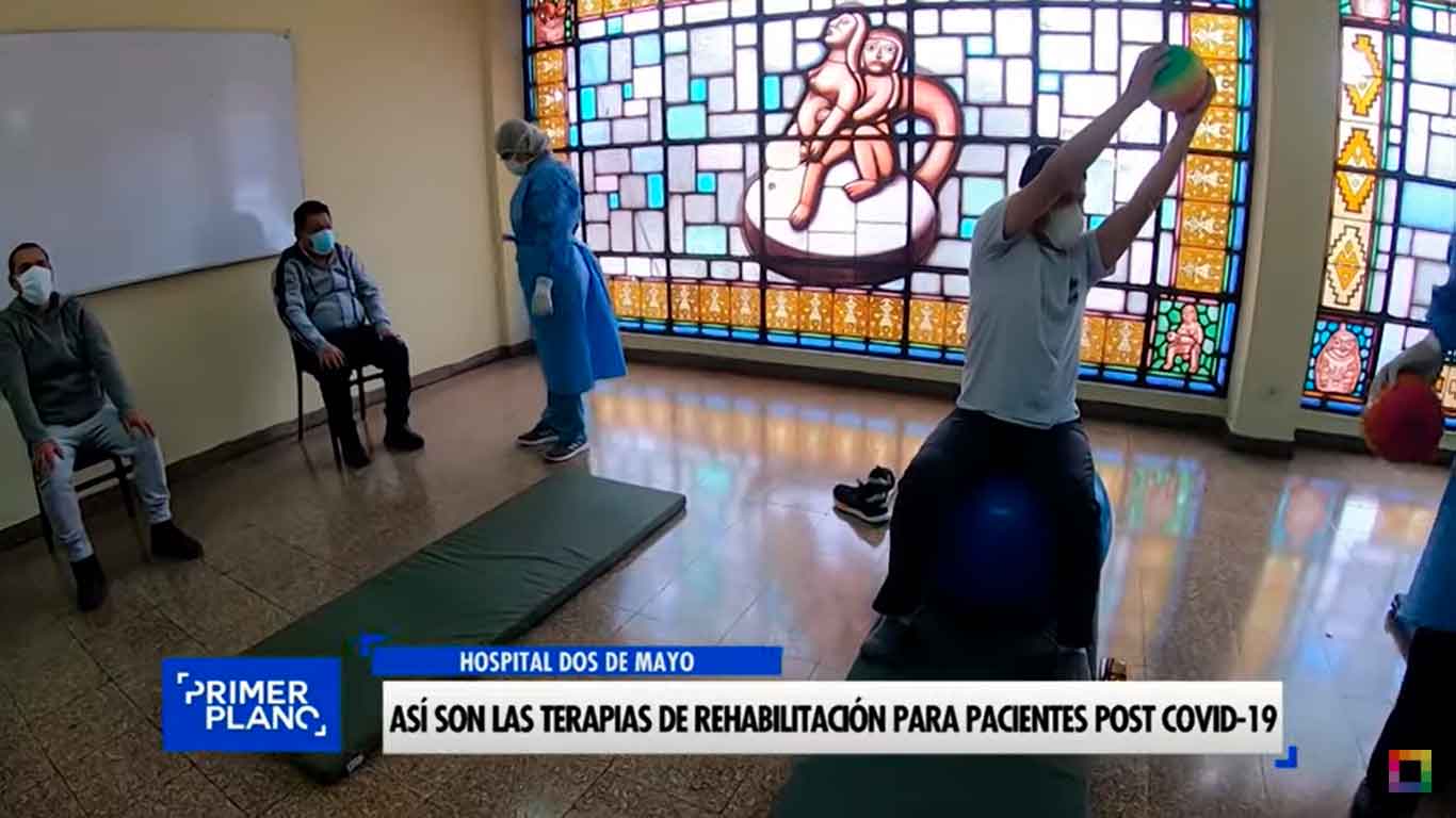 Portada: Así son las terapias de rehabilitación para pacientes post Covid-19 en el Hospital Dos de Mayo