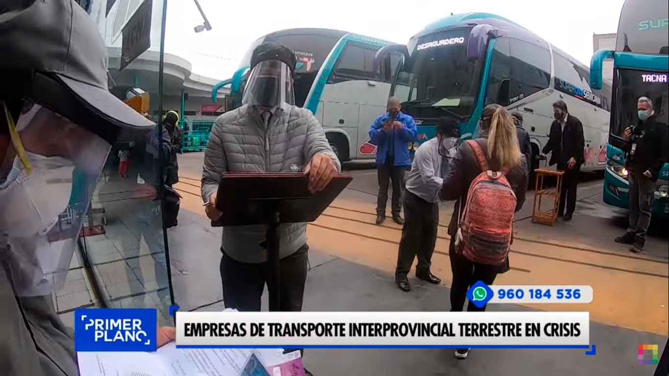 Empresas de transporte interprovincial terrestre en crisis