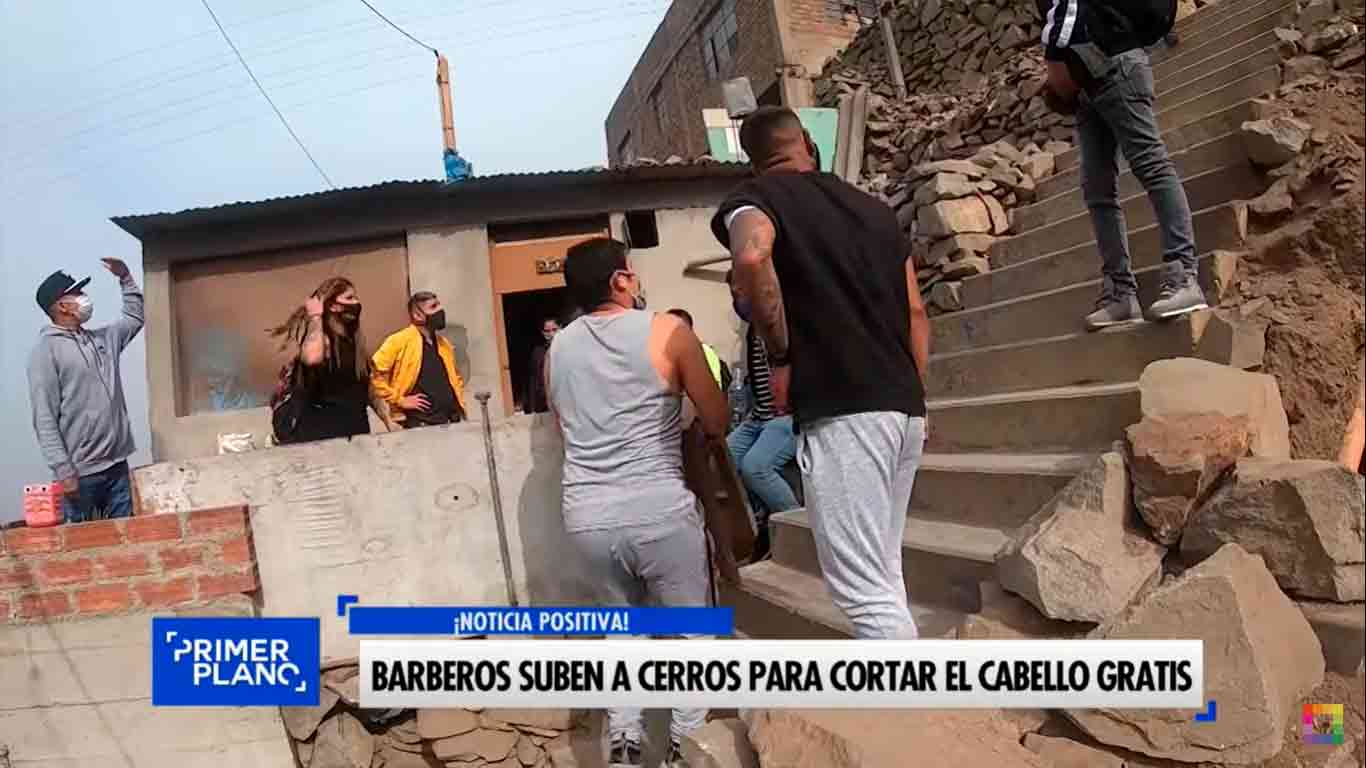 Portada: Barberos suben a cerros para cortar el cabello gratis