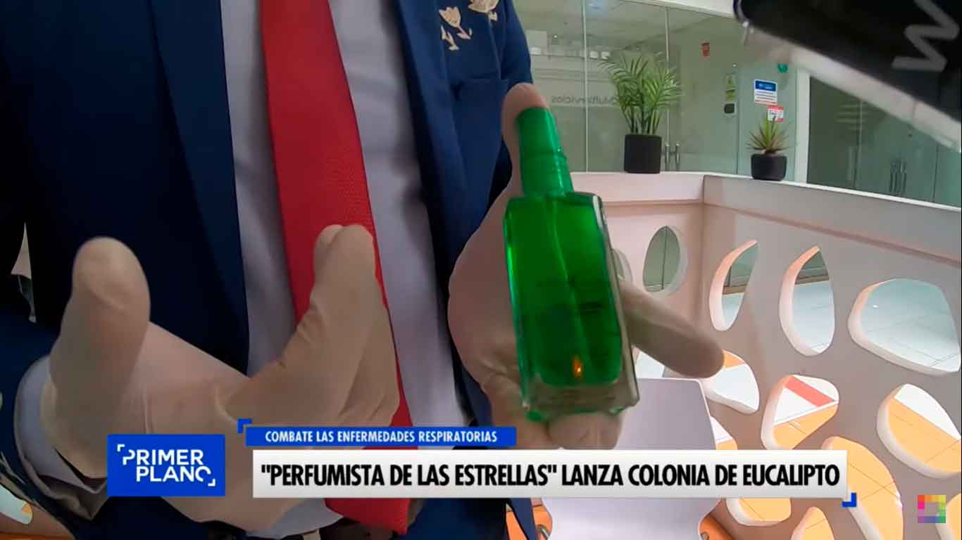 "Perfumista de las estrellas" lanza colonia de eucalipto para el Covid-19