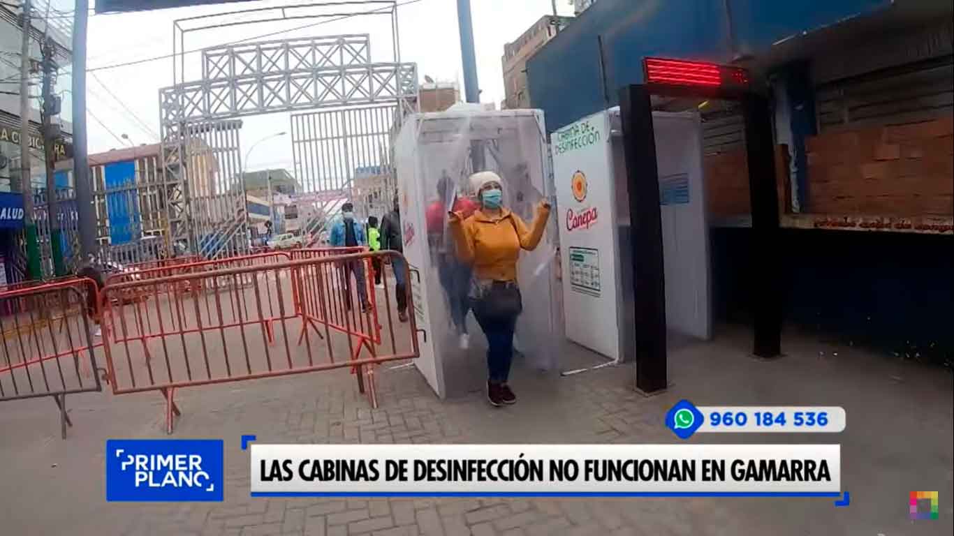 Gamarra: Cabinas de contaminación no estarían funcionando