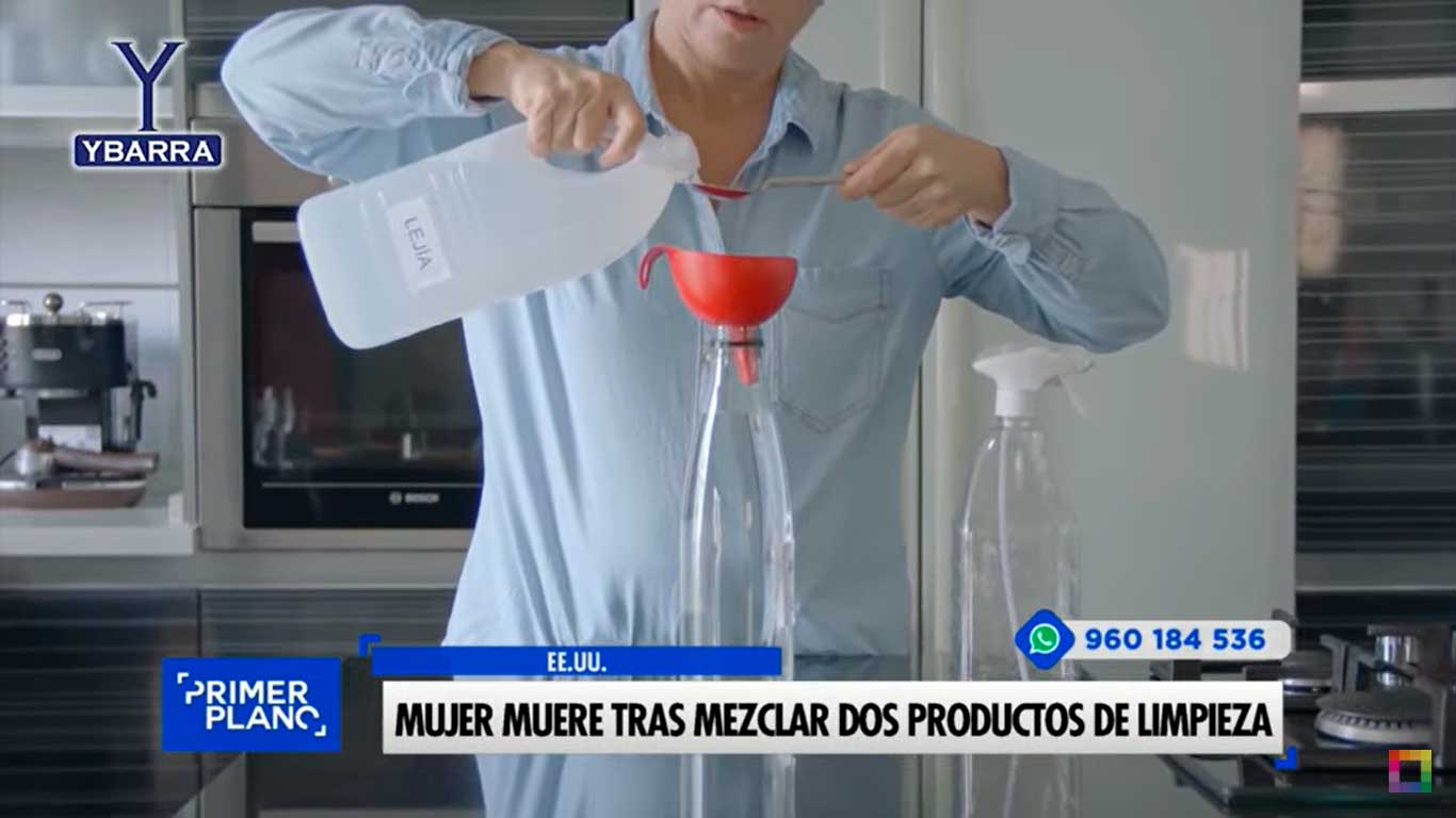 EE.UU.: Mujer muere tras mezclar dos productos de limpieza