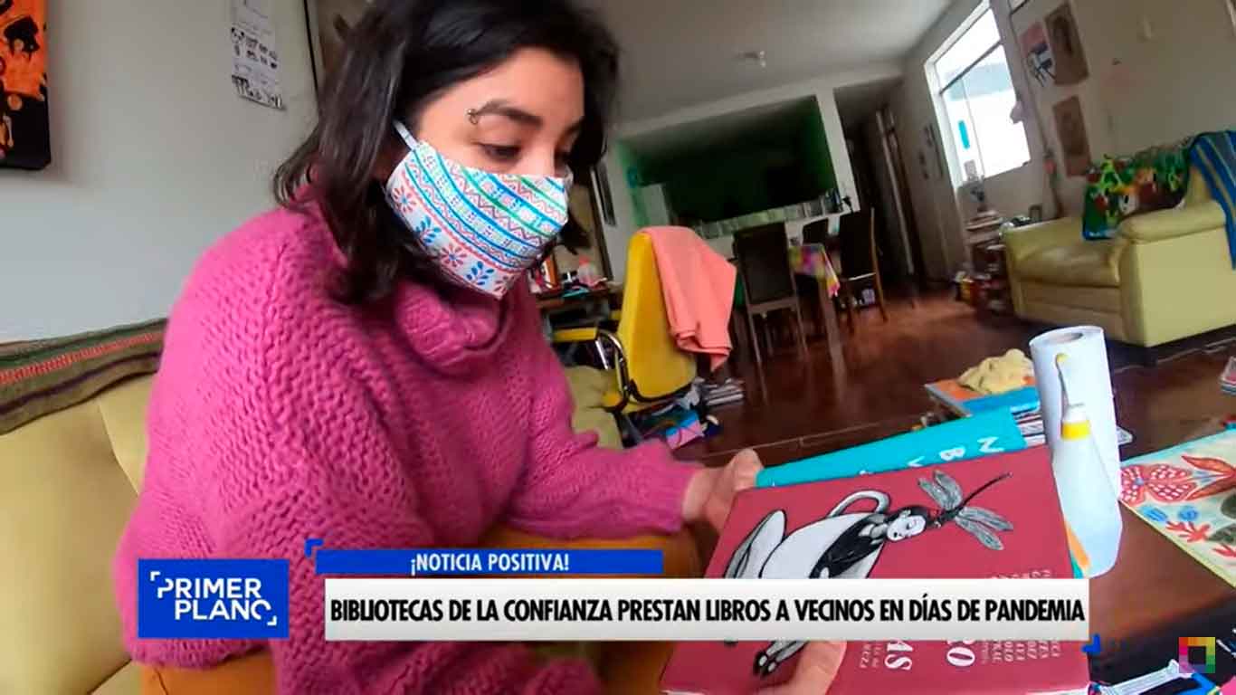 Portada: Bibliotecas de la confianza prestan libros a vecinos en días de pandemia