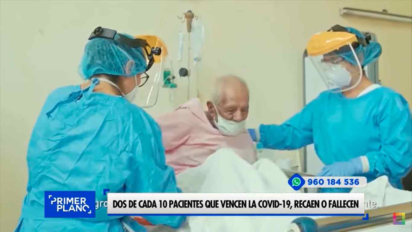 Dos de cada 10 pacientes que vencen la covid-19, recaen o fallecen