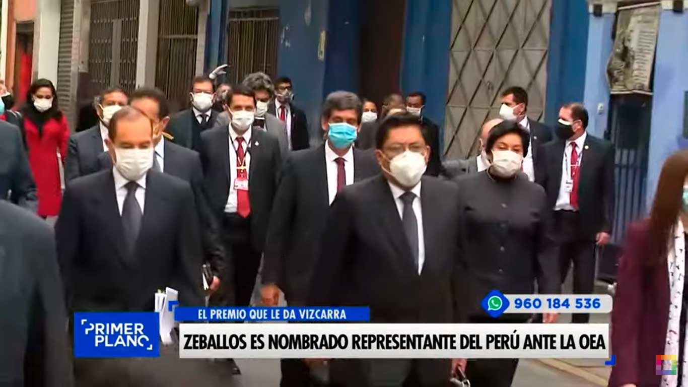 Portada: Zeballos es nombrado representante del Perú ante la OEA
