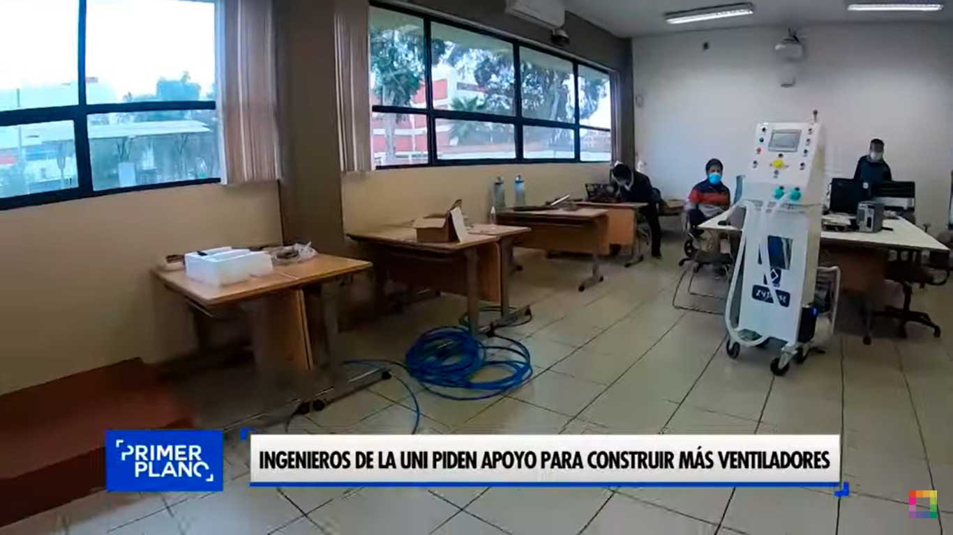 Ingenieros de la UNI piden apoyo para construir más ventiladores