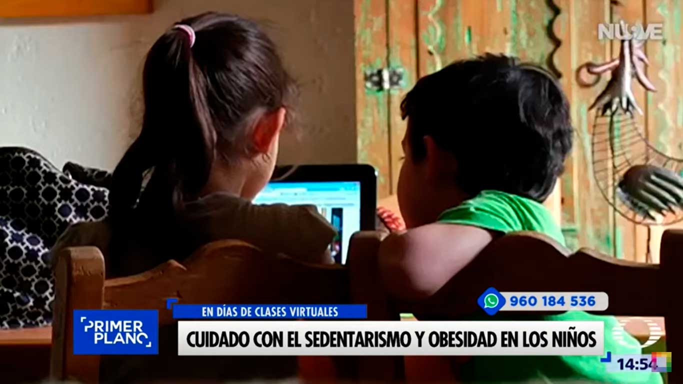 Cuidado con el sedentarismo y obesidad en los niños