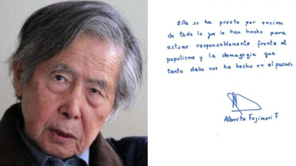 Alberto Fujimori respaldó el rechazo de su hija Keiko ante la vacancia contra Martín Vizcarra