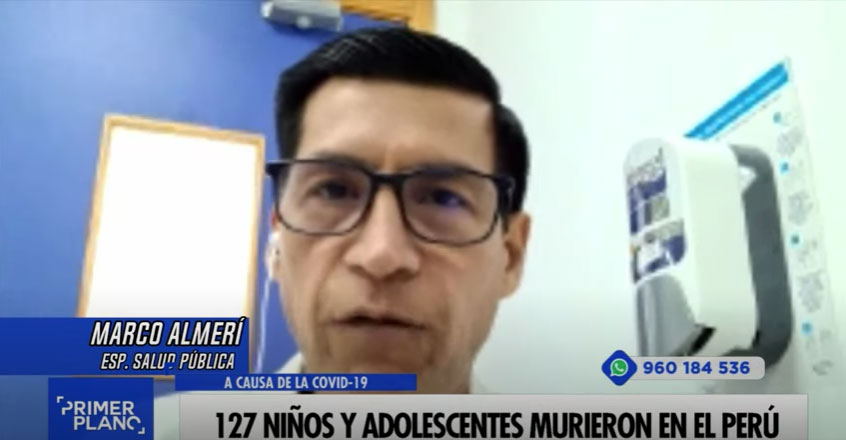 Portada: Niños y adolescentes murieron en el Perú