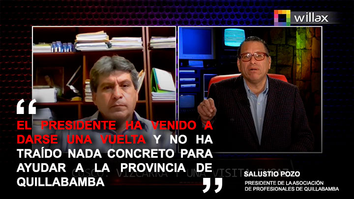 Salustio Pozo: "El presidente solo ha venido a darse una vuelta"