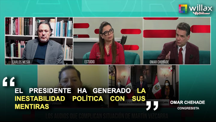 Chehade: "El presidente ha generado inestabilidad política con sus mentiras"