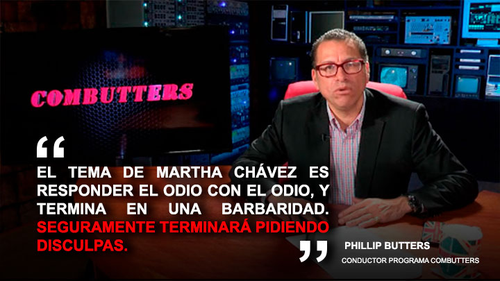 Portada: Phillip Butters: "Martha Chávez terminará pidiendo disculpas"